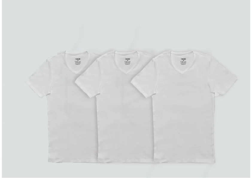 Men  V-Neck T-Shirt Pack Of 3 - Image 3